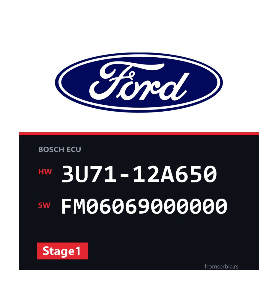 Ford Fiesta 3U71-12A650 FM06069000000 Stage1 tuning file