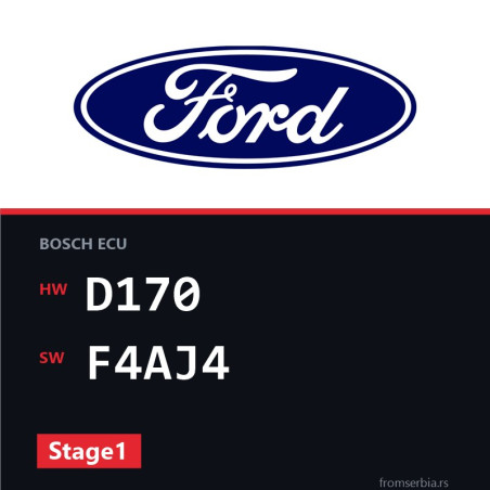 Ford Focus D170 F4AJ4 Stage1 tuning file