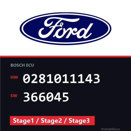 Ford Galaxy 0281011143 366045 Stage1 / Stage2 / Stage3 tuning file