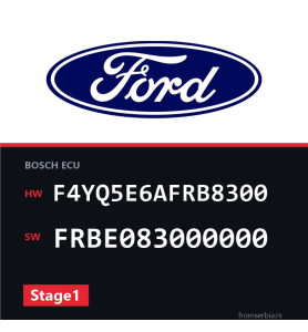 Ford Mondeo F4YQ5E6AFRB8300 FRBE083000000 Stage1 tuning file