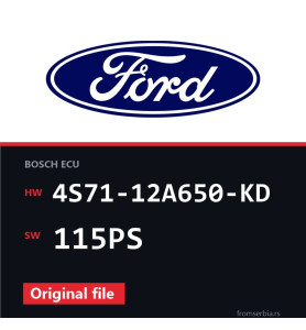 Ford Mondeo 4S71-12A650-KD 115PS original ECU file
