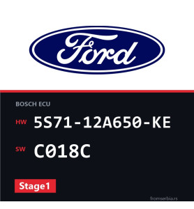 Ford Mondeo 5S71-12A650-KE C018C Stage1 tuning file
