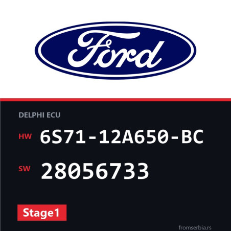 Ford Mondeo 6S71-12A650-BC 28056733 Stage1 tuning file