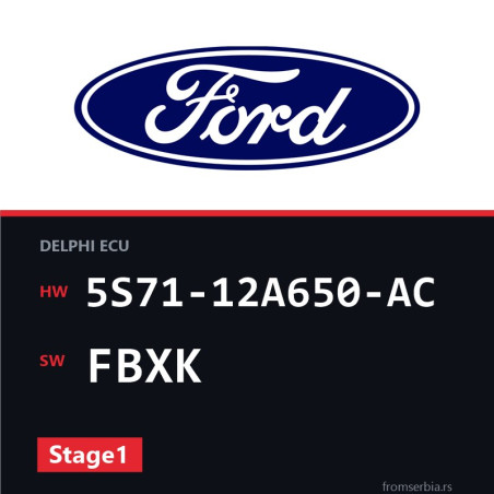 Ford Mondeo 5S71-12A650-AC FBXK Stage1 tuning file