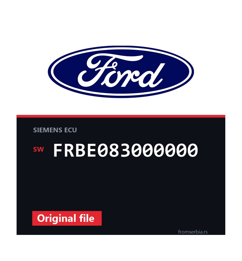 Ford S-Max FRBE083000000 original ECU file