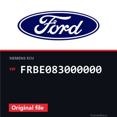 Ford S-Max FRBE083000000 original ECU file