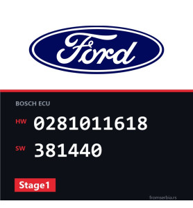 Ford Focus 0281011618 381440 Stage1 tuning file