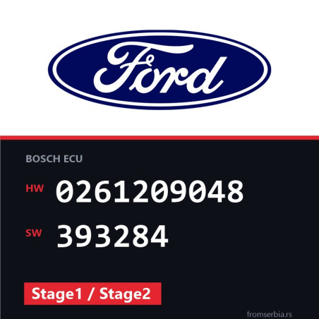 Ford Focus 0261209048 393284 Stage1 / Stage2 tuning file