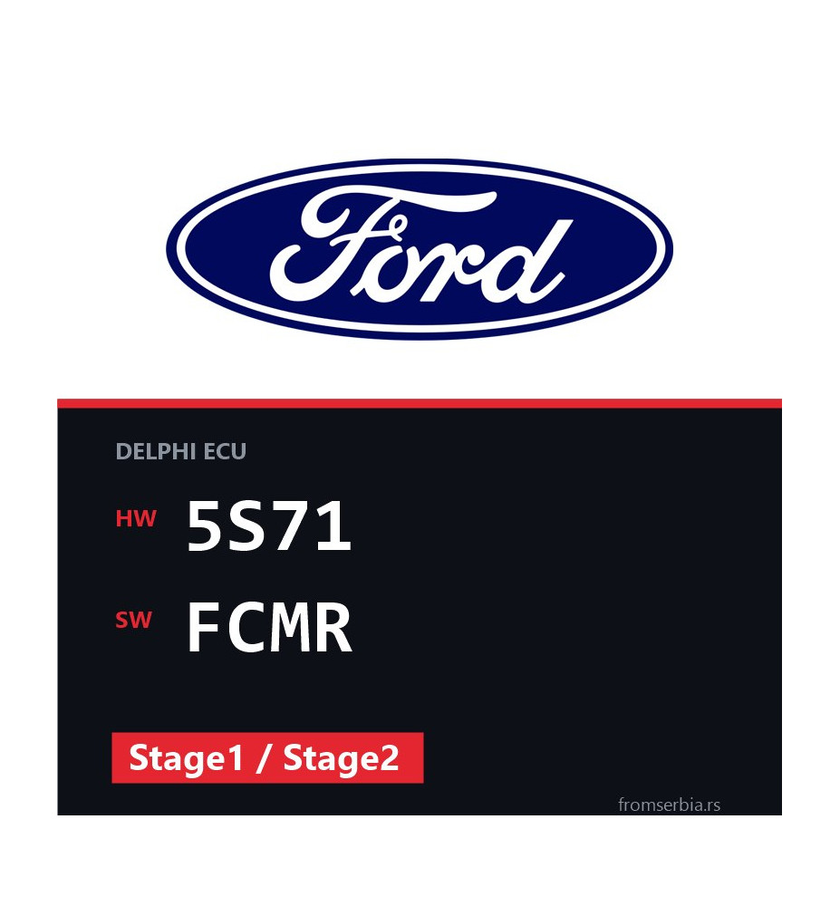 Ford Mondeo 5S71 FCMR Stage1 / Stage2 tuning file