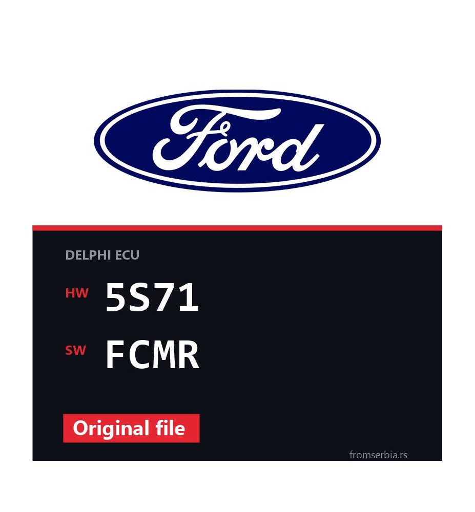 Ford Mondeo 5S71 FCMR original ECU file