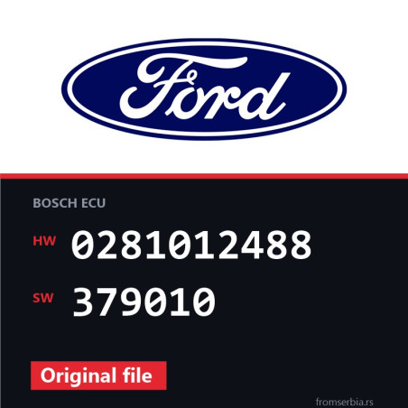 Ford Focus 0281012488 379010 original ECU file