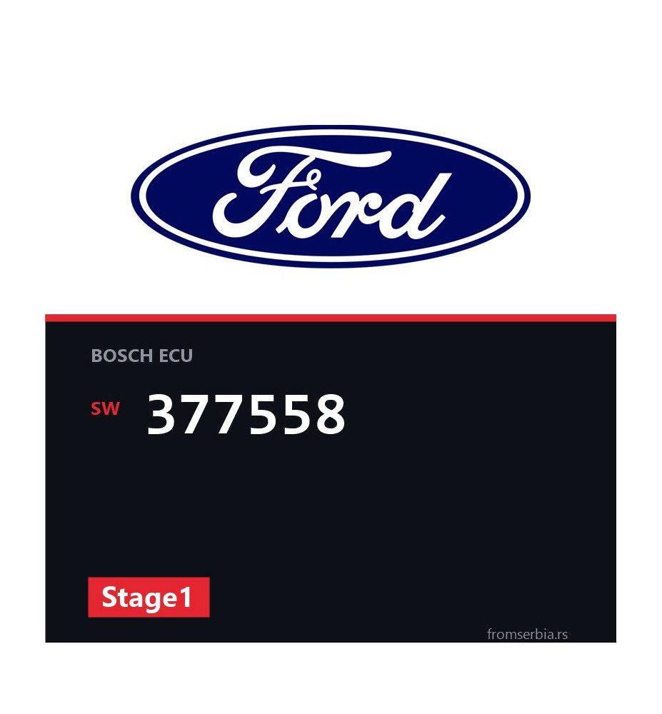 Ford Focus 377558 Stage1 tuning file