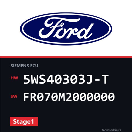 Ford Focus 5WS40303J-T FR070M2000000 Stage1 tuning file