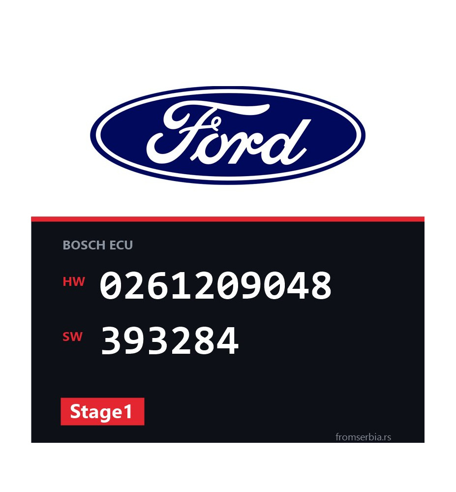 Ford Focus 0261209048 393284 Stage1 tuning file