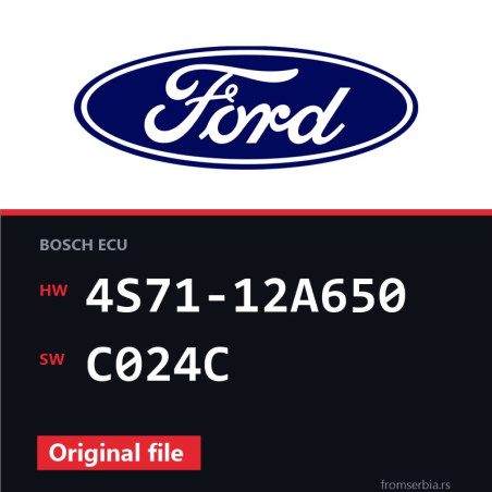 Ford Mondeo 4S71-12A650 C024C original ECU file