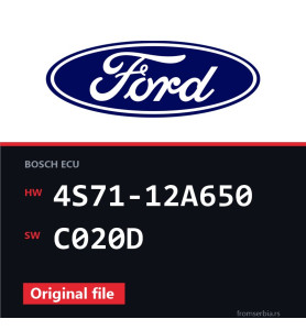 Ford Mondeo 4S71-12A650 C020D original ECU file