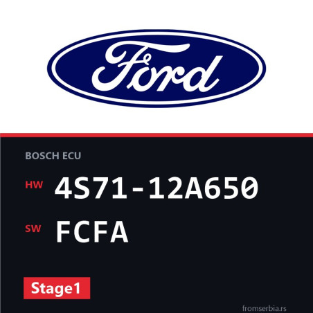 Ford Mondeo 4S71-12A650 FCFA Stage1 tuning file