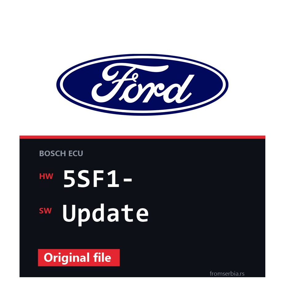 Ford Mondeo 5SF1- Update original ECU file