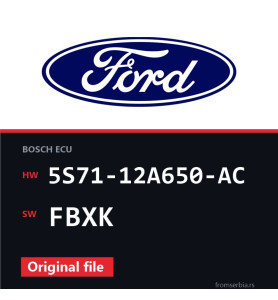 Ford Mondeo 5S71-12A650-AC FBXK original ECU file