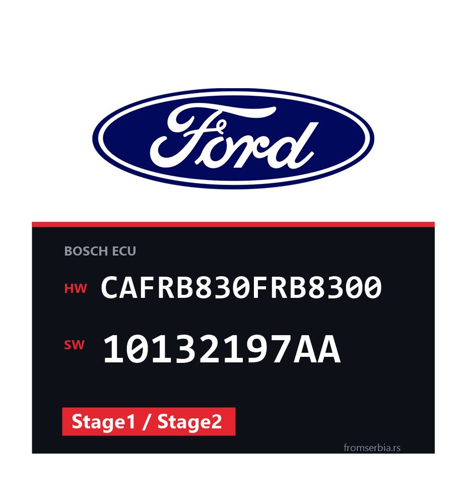 Ford Smax CAFRB830FRB8300 10132197AA Stage1 / Stage2 tuning file
