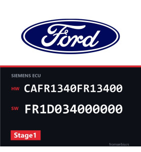 Ford Focus CAFR1340FR13400 FR1D034000000 Stage1 tuning file