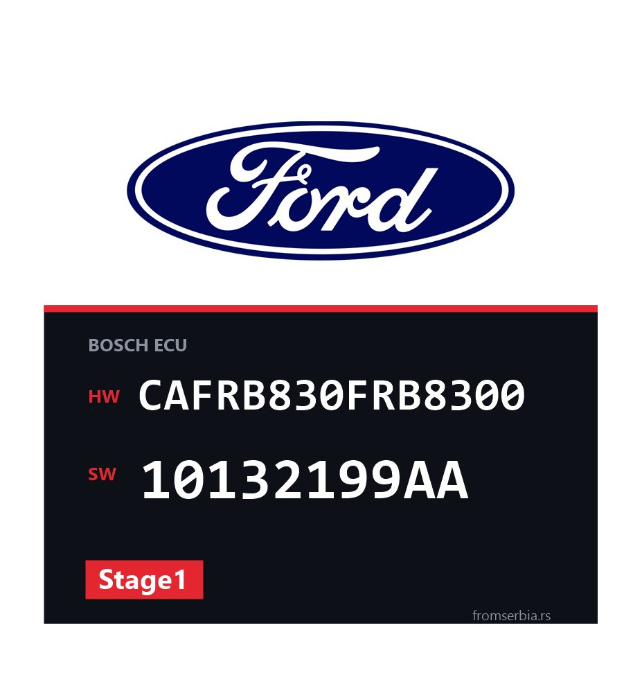 Ford Galaxy CAFRB830FRB8300 10132199AA Stage1 tuning file