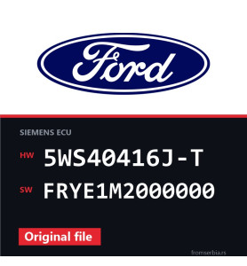 Ford Galaxy 5WS40416J-T FRYE1M2000000 original ECU file
