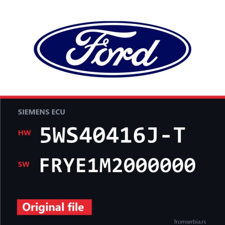 Ford Galaxy 5WS40416J-T FRYE1M2000000 original ECU file