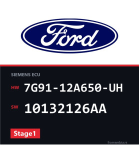 Ford Mondeo 7G91-12A650-UH 10132126AA Stage1 tuning file