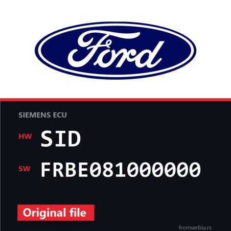 Ford Mondeo SID FRBE081000000 original ECU file