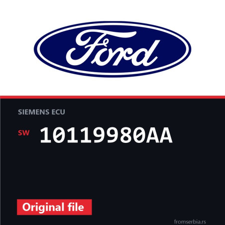 Ford Smax 10119980AA original ECU file