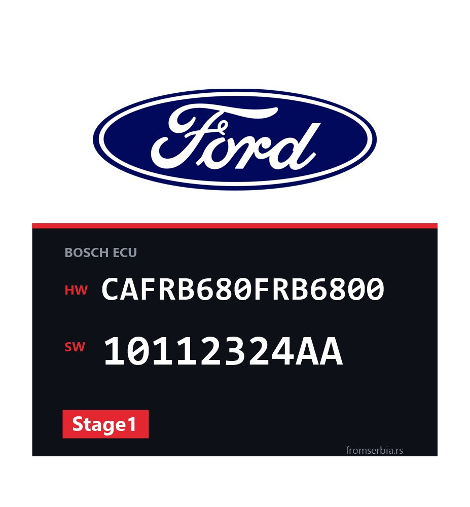 Ford S-Max CAFRB680FRB6800 10112324AA Stage1 tuning file