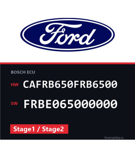 Ford Smax CAFRB650FRB6500 FRBE065000000 Stage1 / Stage2 tuning file