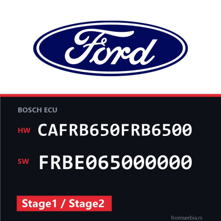 Ford Smax CAFRB650FRB6500 FRBE065000000 Stage1 / Stage2 tuning file
