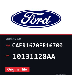 Ford Focus CAFR1670FR16700 10131128AA original ECU file