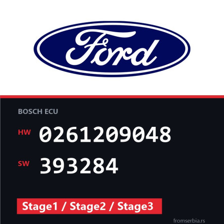 Ford Focus 0261209048 393284 Stage1 / Stage2 / Stage3 tuning file