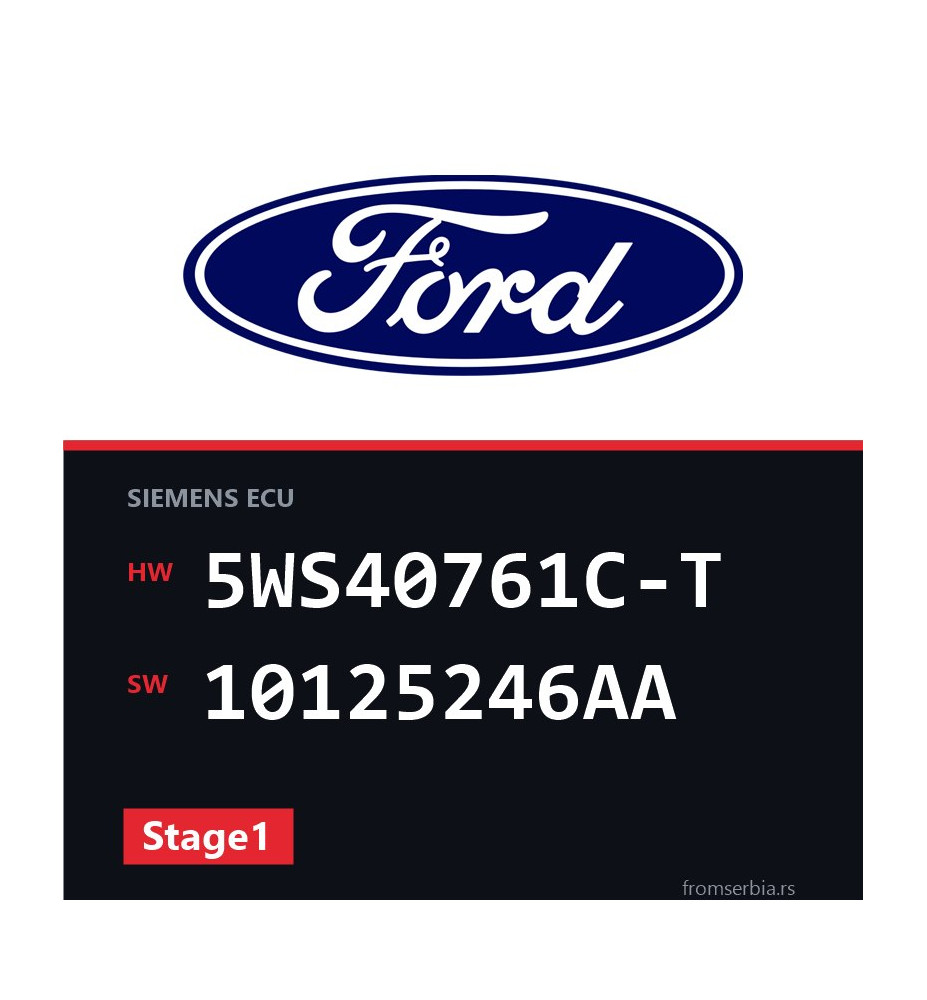 Ford Galaxy 5WS40761C-T 10125246AA Stage1 tuning file