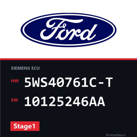 Ford Galaxy 5WS40761C-T 10125246AA Stage1 tuning file