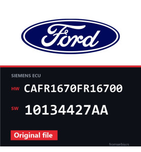 Ford Kuga CAFR1670FR16700 10134427AA original ECU file