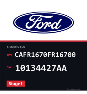 Ford Kuga CAFR1670FR16700 10134427AA Stage1 tuning file