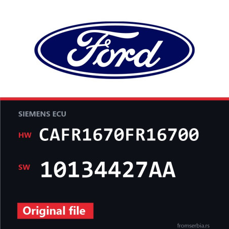 Ford Kuga CAFR1670FR16700 10134427AA original ECU file