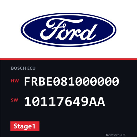 Ford Mondeo FRBE081000000 10117649AA Stage1 tuning file