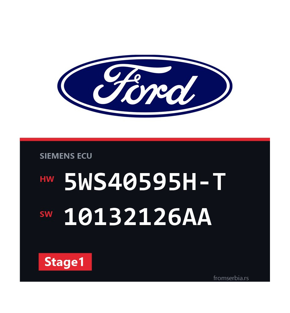 Ford Mondeo 5WS40595H-T 10132126AA Stage1 tuning file