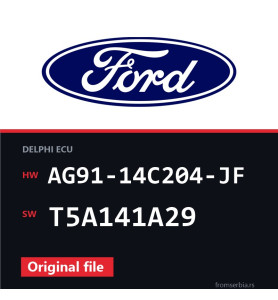 Ford Mondeo AG91-14C204-JF T5A141A29 original ECU file