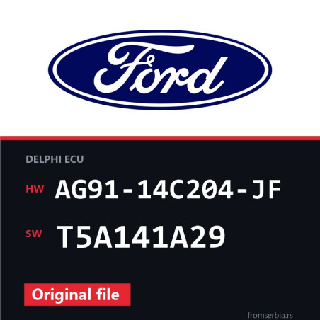 Ford Mondeo AG91-14C204-JF T5A141A29 Stage1 tuning file