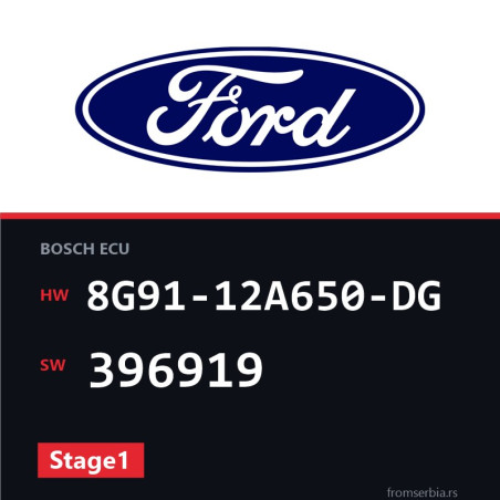 Ford S-Max 8G91-12A650-DG 396919 Stage1 tuning file