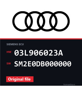Audi A1 03L906023A SM2E0DB000000 original ECU file