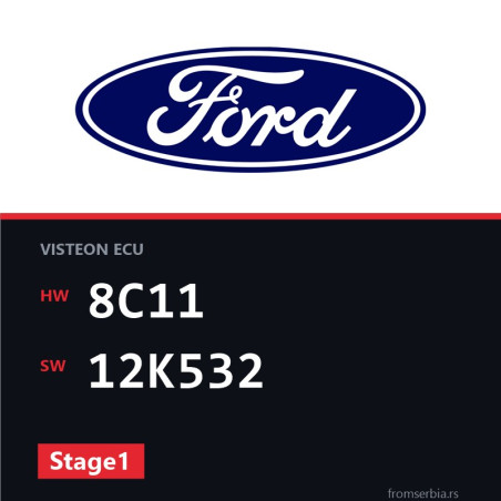 Ford Transit 8C11 12K532 Stage1 tuning file