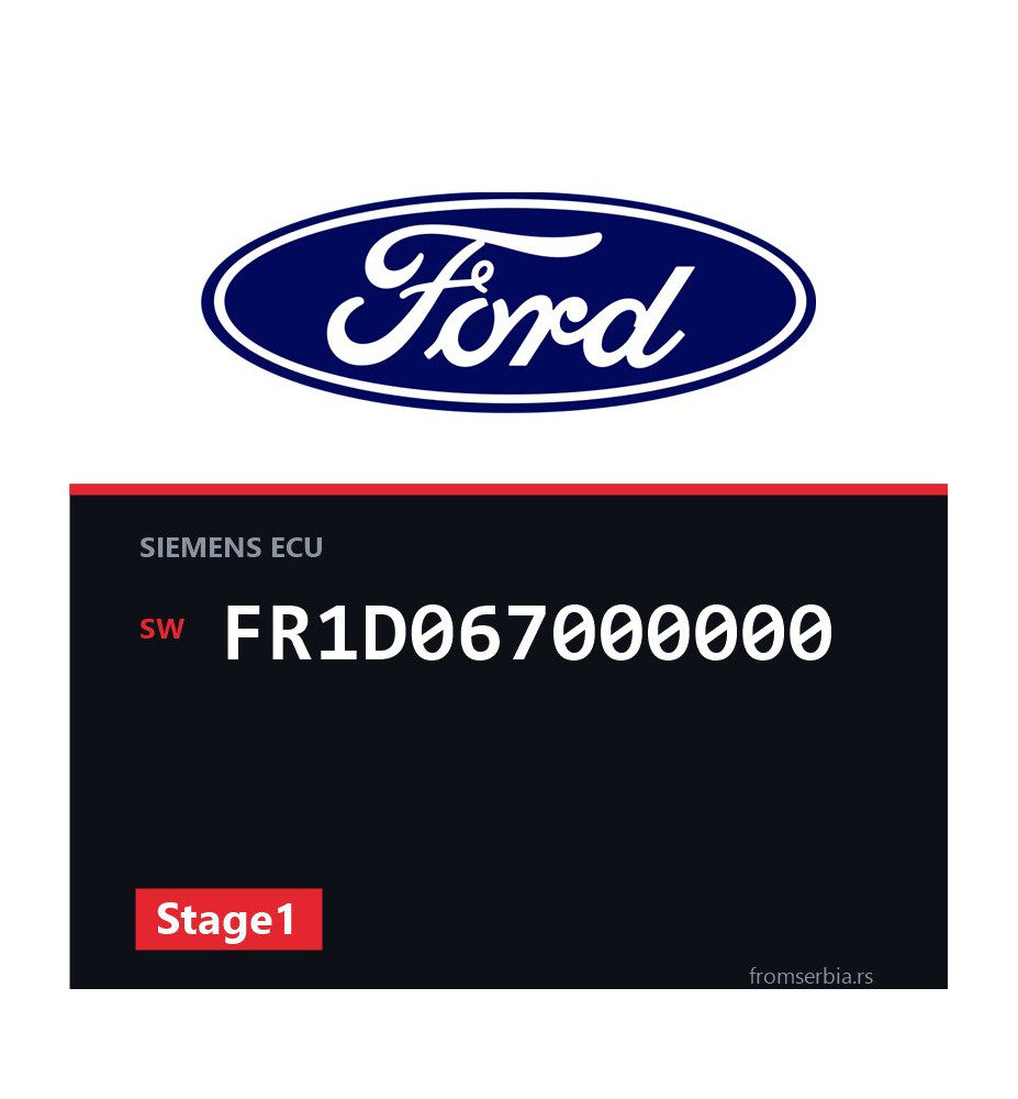 Ford Kuga FR1D067000000 Stage1 tuning file