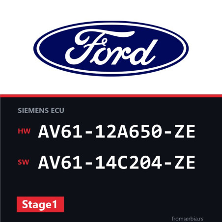 Ford C-Max AV61-12A650-ZE AV61-14C204-ZE Stage1 tuning file